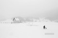 冬の風景 黒と白